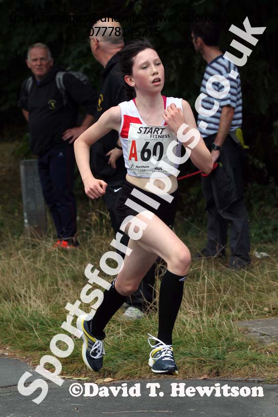 Girls under-13s Northern Road Relays, Warrington. Photo: David T. Hewitson/Sports for All Pics